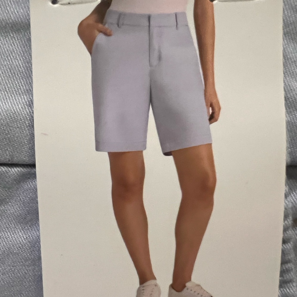 NWT Matty‎ M Women's Chino Light Blue Shorts